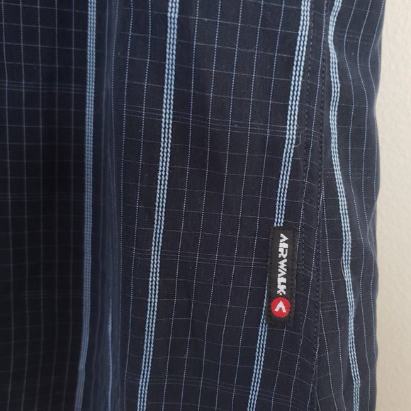 AIRWALK MEN'S BUTTON UP FRONT SHORT SLEEVE SHIRT - Picture 16 of 16